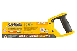 Ножівка ручна MasterTool по дереву пасувальна 325 мм 13T х 1" х 3D - мініатюра 3