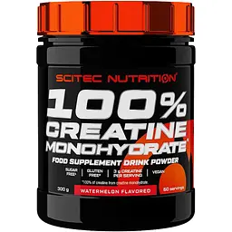 Креатин Scitec Nutrition 100% Creatine Monohydrate Кавун 300 г