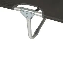 Ліжко розкладне Bo-Camp Sun Lounger 3 Positions Anthracite (1304480) - мініатюра 6