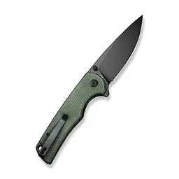 Ніж складаний Sencut Praktisk S24019-3 зелений Micarta, чорне лезо - мініатюра 3