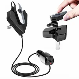 Аудіо трансмітер FM MOD. V11 Bluetooth V5.0 + EDR гарнітура - мініатюра 2