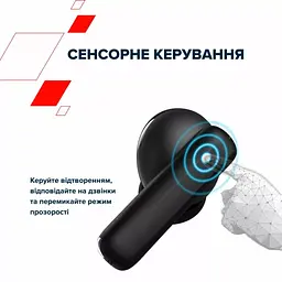 Навушники Canyon TWS headset OnGo TWS-10 ANC+ENC Black (CNS-TWS10B) - мініатюра 8