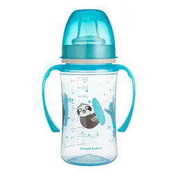 Поїльник тренувальний Canpol babies EasyStart Sweet fun, 240 мл, блакитний (35 / 208_blu)