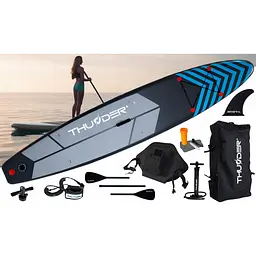 Надувна SUP дошка THUNDER Steel 365 см із веслом Blue - мініатюра 12
