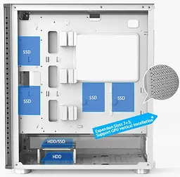 Корпус PcCooler PсCOOLER CPS MASTER ME200 MESH чорний (MASTER ME200 MESH) Без БП - мініатюра 5