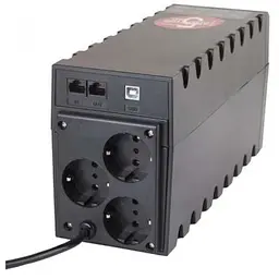 Пристрій безперебійного живлення Powercom RPT-600AP Schuko - мініатюра 2