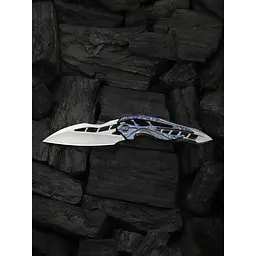 Ніж складаний туристичний Weknife Arrakis (8.8 см) Vanax / Titanium сіро-блакитний - мініатюра 9