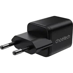 Мережевий зарядний пристрій Choetech USB-A/USB-C PD5012-EU-BK - мініатюра 2