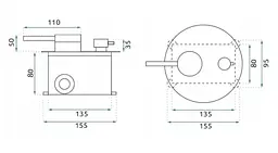 Душова система прихованого монтажу Rea Foss Clif + BOX black REA-P5968 - мініатюра 5