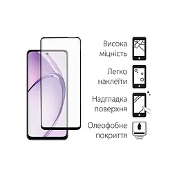Скло захисне Fine Line OPPO A3X/A3 Black (FL-TGFG-377) - мініатюра 2