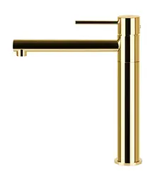 Змішувач для кухні Corsan Lugo gold золота з рухомим носиком CMB7521GL Золотий