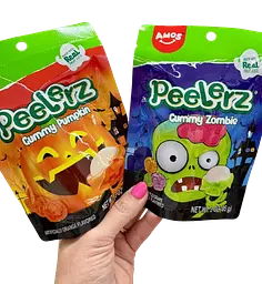 Желейні цукерки Amos Halloween Peelerz Gummy Pumpkin 65г - мініатюра 4