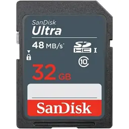 Карта пам'яті SanDisk 32GB SDHC class 10 UHS-I Ultra Lite (SDSDUNR-032G-GN3IN) - мініатюра 1