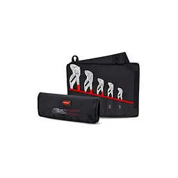 Набір кліщів переставно-гайкових ключів, KNIPEX 00 19 55 S4 (125/150/180/250/300) в сумці (5шт) - мініатюра 2