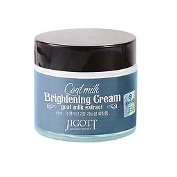 Освітлювальний крем для обличчя Козяче молоко GOAT MILK Whitening Cream Jigott 70 мл