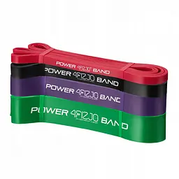 Еспандер-петля (резинка для фітнесу і спорту) 4FIZJO Power Band 6-36 кг 4 шт 4FJ0063 (P-5907222931844) - мініатюра 1
