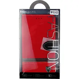 Чохол-книжка Toto Book Universal cover Picture transformer with window 5-5.5" Red - мініатюра 2