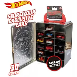 Контейнер Hot Wheels для 18 машинок вінтажний чорний (HWCC22B) - мініатюра 3