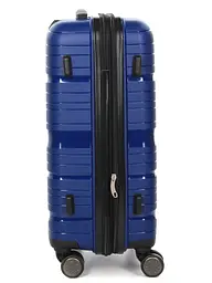 Валіза маленька S поліпропілен Worldline Airtex 283 56×33×22см 52л Темно-синій - мініатюра 7