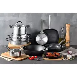 Набір посуду MasterPro Foodies collection 2 каструлі та ківш (BGEU-5539) - мініатюра 4