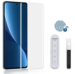 Захисне скло DK для Xiaomi 12S Ultra UV Curved 014478 clear - мініатюра 3