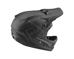 Велошолом Troy Lee Designs D3 Fiberlite Mono Black S (1106-198002202) - мініатюра 2