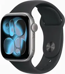 Смарт-годинник Apple Watch Series 11 GPS 42mm Space Grey Alu. Case w. Black S. Band - M/L (MEQX4)