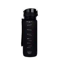 Пляшка для води UZSPACE 3053Black 800 мл, чорна - мініатюра 2