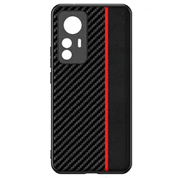 Чохол накладка Primolux CFC для Xiaomi 12 / Xiaomi 12X Black&Red - мініатюра 4