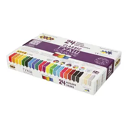 Дитячі гуашеві фарби KIDS Line CLASSIC Zibi ZB.6614 24 кольори по 20 мл