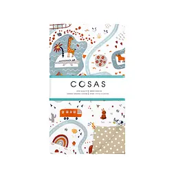 Підковдра дитяча Cosas Traveling Animals 110х140 см (AnimalsRoad_140q) - мініатюра 3