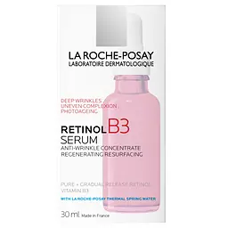Інтенсивна антивікова коригувальна сироватка La Roche-Posay Retinol B3 проти глибоких зморшок нерівного тону та текстури шкіри обличчя 30 мл (MB230201) - мініатюра 3