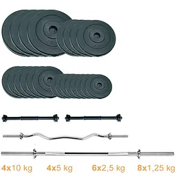 Набір штанг + гантелі Newt Gym Set 2 Rock Pro NE-PL-SET2-100 100 кг - мініатюра 2