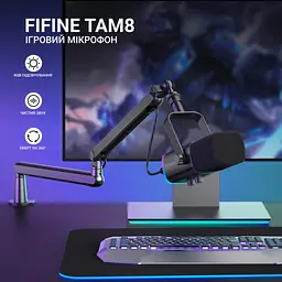 Мікрофон Fifine TAM8 USB Black (TAM8) - мініатюра 10