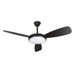 Люстра вентилятор LED Levistella 7947102 (52) BK, 30W, регульована температура кольору, чорний, сучасний стиль, діаметр 1300 мм
