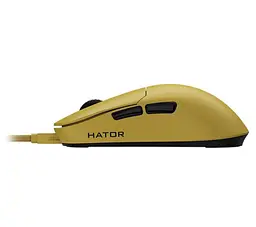 Ігрова миша Hator Quasar Essential ESports Gaming 6200 DPI 30G Yellow - мініатюра 3
