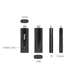 Смарт-ТВ-приставка Android SmartTV Box Tanix TX-9 2/16 Гб Wi-Fi 5G 4K TV Stick - мініатюра 2