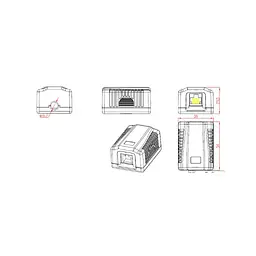 Комп'ютерна розетка Cablexpert RJ45x1 UTP, cat.5e (NCAC-1U5E-01) - мініатюра 4