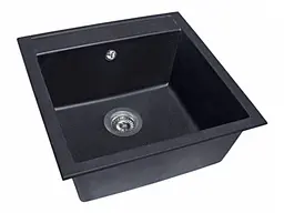Кухонна мийка Miraggio BODRUM 510 black (0002245) Граніт, Врізна, Чорний - мініатюра 3