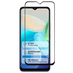 Скло захисне BeCover Vivo Y02/Y02A Black (709275) - мініатюра 2