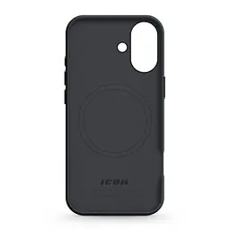 Силиконовый чехол с MagSafe для Apple iPhone 16, ICON2 MagCase, черный, противоударный, панель с мягкой подкладкой, защита всего корпуса, поддержка беспроводной зарядки, совместим с защитными стеклами и пленками, ArmorStandart (ARM80211) - мініатюра 2