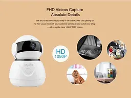 Поворотна камера Sannce Wi-Fi IP HD 1080P Escam Wanscam Оригінал - мініатюра 9