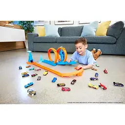 Трек Hot Wheels Потрійна петля Track Creator (JDW39) - мініатюра 5