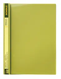 Папка-зшивач А4 "SCHOLZ 5236" прозр. верх. (1/20/120) - мініатюра 4