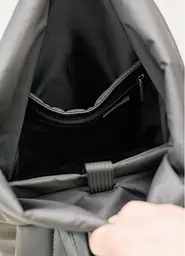 Рюкзак чоловічий Sambag RollTop Hacking чорний принт "Zebra" 41 х 30 х 16 см (24460146m) - мініатюра 7