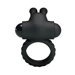 Ерекційне кільце Pretty Love Eudora Penis Ring 2.4 см чорний - мініатюра 6