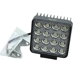 Додаткова LED фара 48W (3W x 16) 10-30V 108x108x58 mm ближній 1 шт. (BOL1803 Flood)