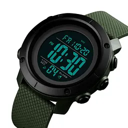 Чоловічий наручний годинник 1434AGBK Army Green-Black Skmei acs0030745 - мініатюра 3