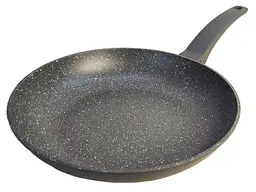 Сковорідка Fisher 28 см лита, гранітне покриття індукція, ручка soft-touch Grey