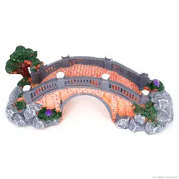 Декорація місток Aqua Nova 16x6x5,5 см (AN603-BR) - мініатюра 5
